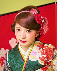 振袖　メイク