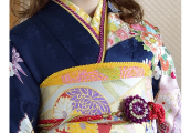 紺地に白の帯